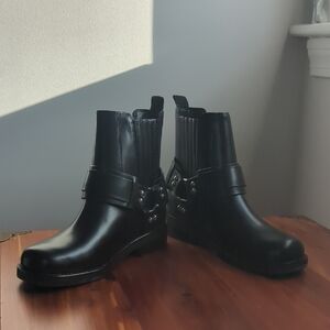 Marc Fisher Black Combat Boots